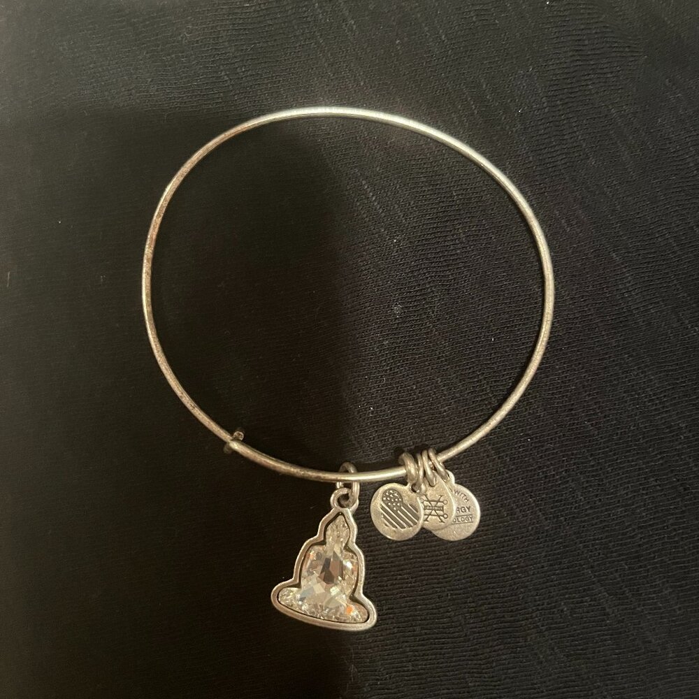 Alex and Ani Silver Buddha Bracelet. Like New
